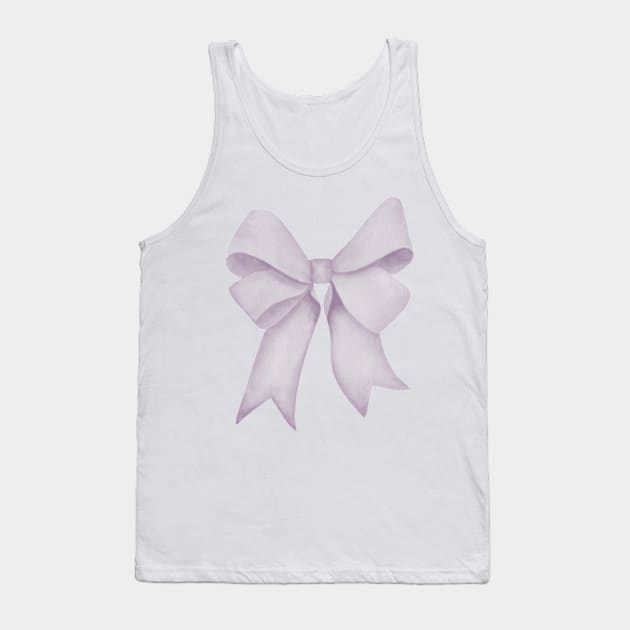 Vintage Lavendar Bow Tank Top by Cun-Tees!